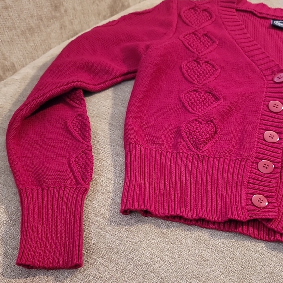 Voodoo Vixen Heart Knit Cardigan - Picture 6 of 16